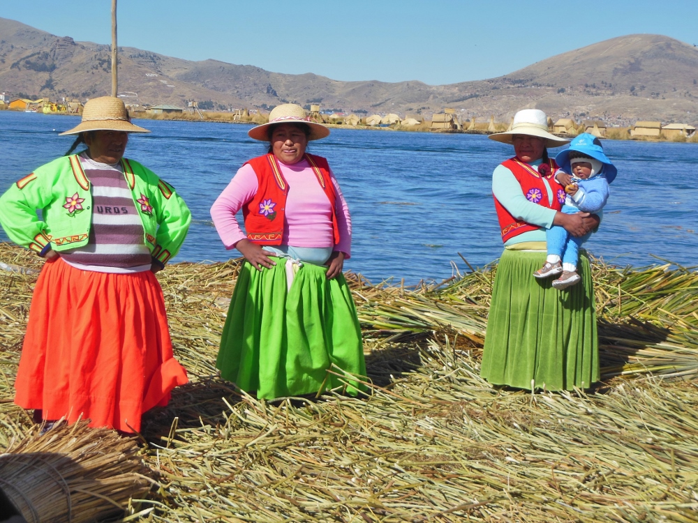 Frauen am Titicacasee