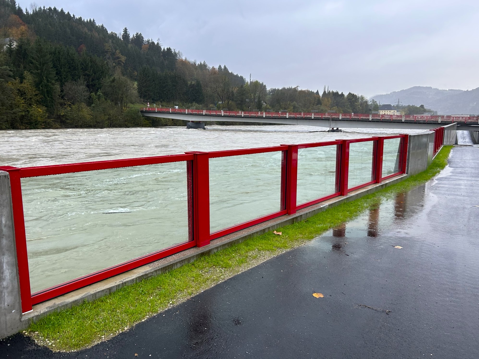 Lavamünd dank Hochwasserschutz sicher! – Neuhaus – Kärnten – Österreich –  Europa